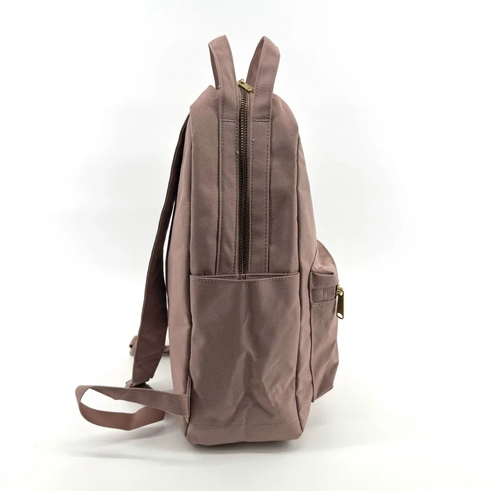 Herschel Supply Co Nova Mini Backpack Womens Ash Rose Pink Gold Zip Travel Bag